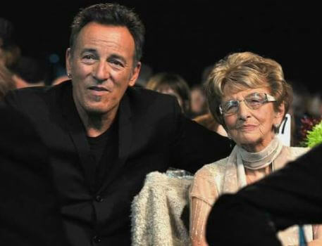 Adele Ann Springsteen with her son Bruce Springsteen.